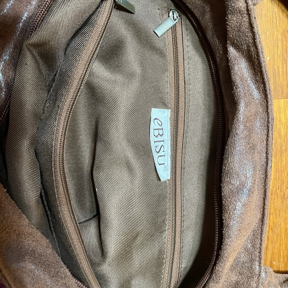 Ebisu Boho tote distressed leather gently used condition paisley bag - Picture 3 of 3